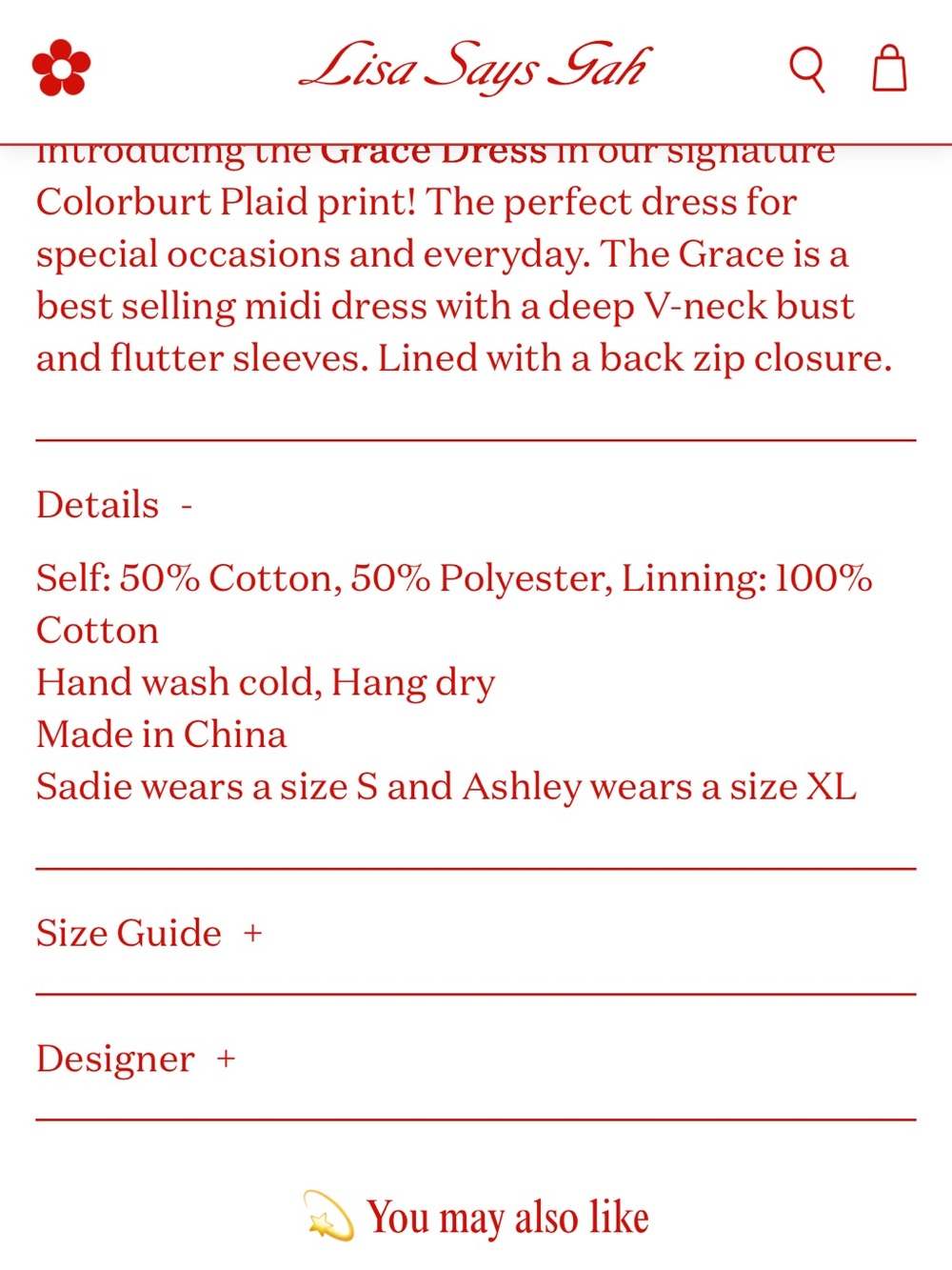 Lisa Says Gah Grace Dress - Picture 4 of 4